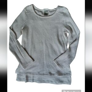 Super soft waffle knit shirt pink 10/12